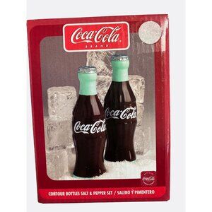 Coca-Cola Contour Bottles Salt and Pepper Shaker Set